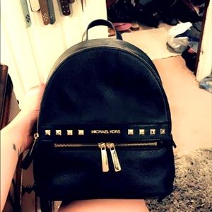 Michael kors Rhea Medium Leather Backpack